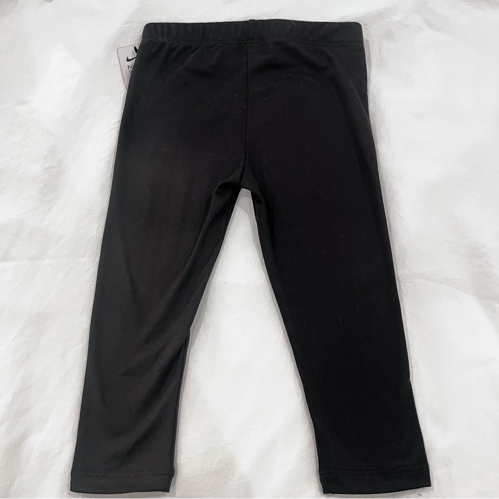 New Nike Girls Black Leggings size 2T - Picture 2 of 4